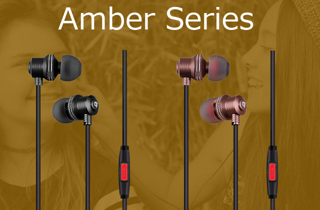 Amber Series Earbuds Earphone Headphone